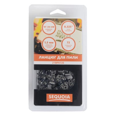 Ланцюг SEQUOIA 0.325", 1.5 мм, 72 ланки, 18"/45 см (21BPX72E)
