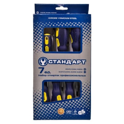 Набір викруток Стандарт 7 шт. (SL3,SL4,SL5,SL6,PH0,PH1,PH2) (SDS07)