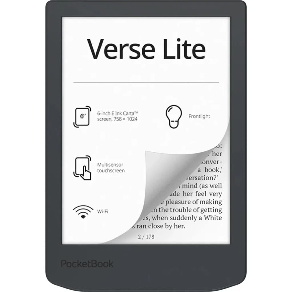 Електронна книга Pocketbook 619 Verse Lite, Midnight Grey (PB619-T-CIS)