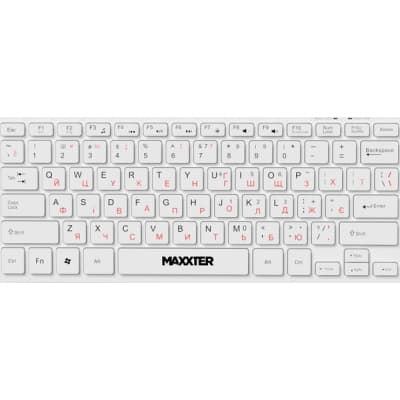 Клавіатура Maxxter KBM-C01W-UA USB UA White (KBM-C01W-UA)