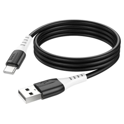 Дата кабель USB 2.0 AM to USB-C 1.0m 3A Black HOCO (6931474768575)