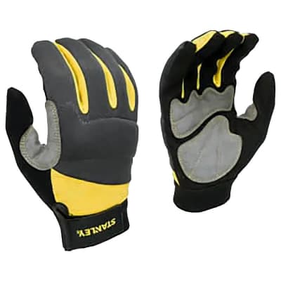 Захисні рукавиці Stanley розмір L/9, з додатковими накладками на долоні та пальцях (SY660L)