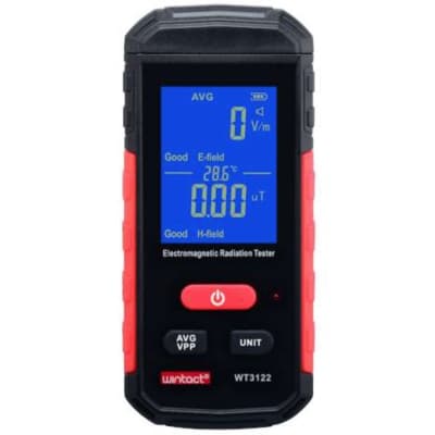 Детектор будівельний Wintact тестер електромагнітного випромінювання 1-1999В/м, 0,01-99,99μT/0,1-999,9mG (WT3122)