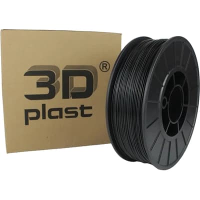 Пластик для 3D-принтера 3Dplast PLA 1.75мм, 3кг, black (3DPLA1753BLK)