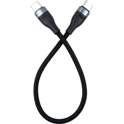 Дата кабель USB-C to USB-C 0.25m black Dengos (NTK-TC-TC-SHRT-BLACK)