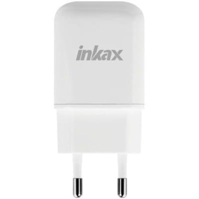 Зарядний пристрій Inkax CD-24 Travel charger + Type-C cable 1USB 2.1A White (F_72204)