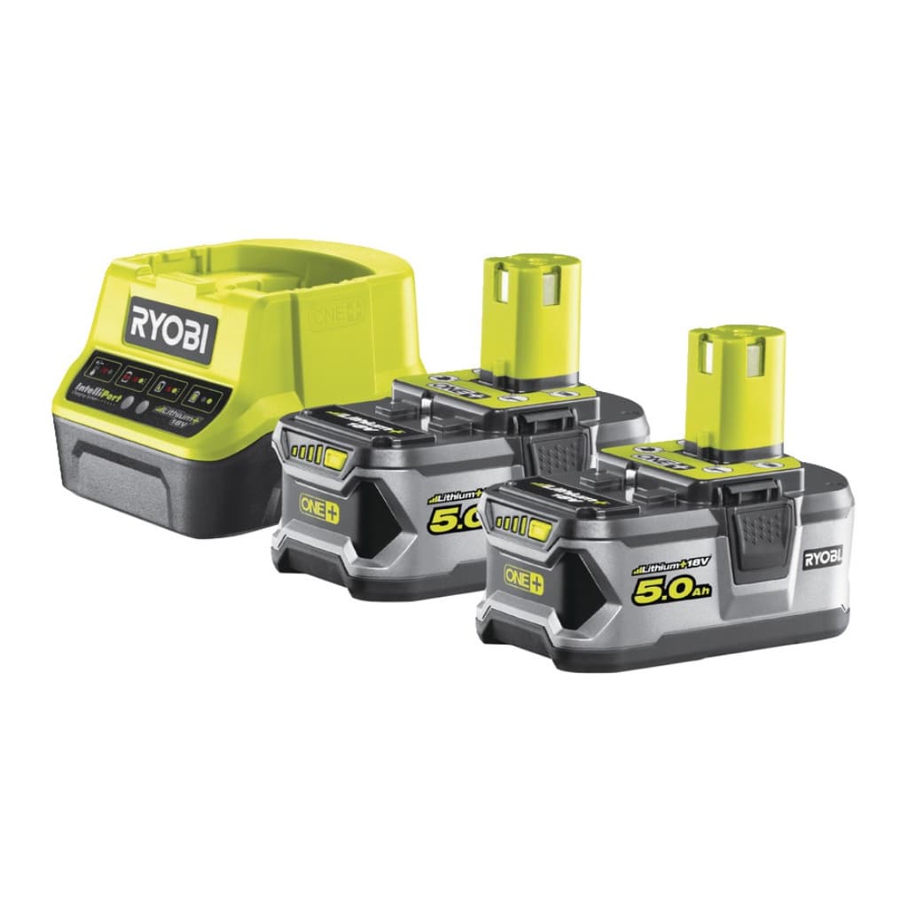 Набір акумулятор + зарядний пристрій Ryobi ONE+ RC18120-250 18В 2х5.0А/г Lithium+ (5133003364)