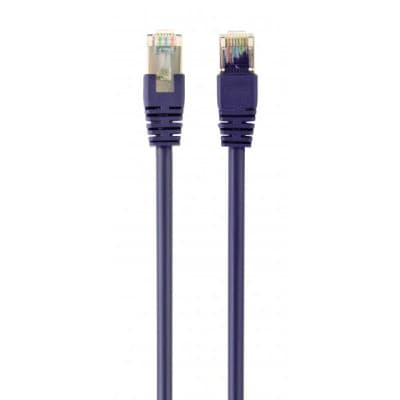 Патч-корд 0.5м FTP cat 6 CCA violet Cablexpert (PP6-0.5M/V)