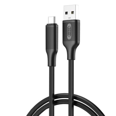 Дата кабель USB 2.0 AM to USB-C 1.0m black XO (NB265-AC.black)