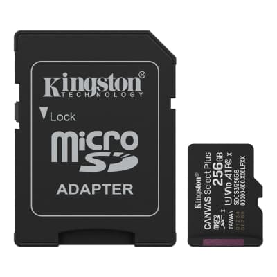 Карта пам'яті Kingston 256GB microSDXC class 10 UHS-I V10 A1 Canvas Select Plus (SDCS3/256GB)