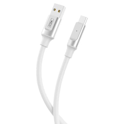 Дата кабель USB 2.0 AM to Micro 5P 1.0m 6A silicone white XO (NB251_M_White)