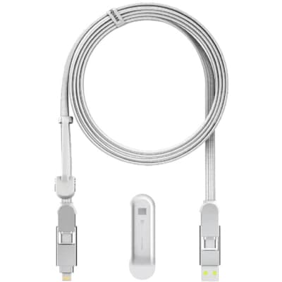 Дата кабель 6in1 inCharge XL 2.0m white Rolling Square (XLM02R)