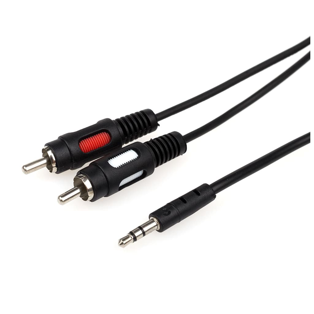 Кабель мультимедійний 3.5mm M to 2xRCA M 7.5m Atcom (10710)
