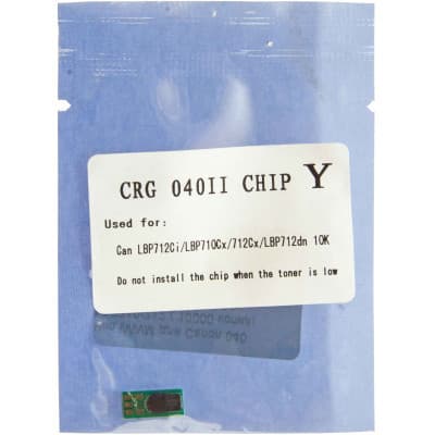 Чип для картриджа Canon 040 LBP710/712 Yellow 10K WWM (JYD-Can040HY)