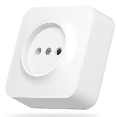 Розетка Videx BINERA IP20 зовнішня 1ая біла (VF-BNS21-W)