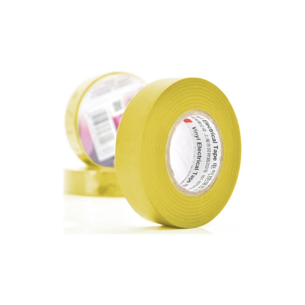 Ізоляційна стрічка 3M 0.15мм x 18мм x 20м Yellow, от -10°С до +80°С (0,15мм*18мм*20м_Y)