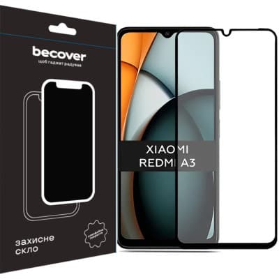 Скло захисне BeCover Xiaomi Redmi A3 4G Black (711227)