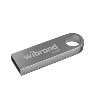 USB флеш накопичувач Wibrand 64GB Puma Silver USB 2.0 (WI2.0/PU64U1S)