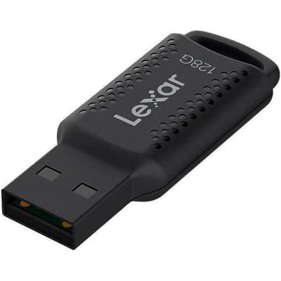 USB флеш накопичувач Lexar 128GB JumpDrive V400 Black USB 3.0 (LJDV400128G-BNBNG)