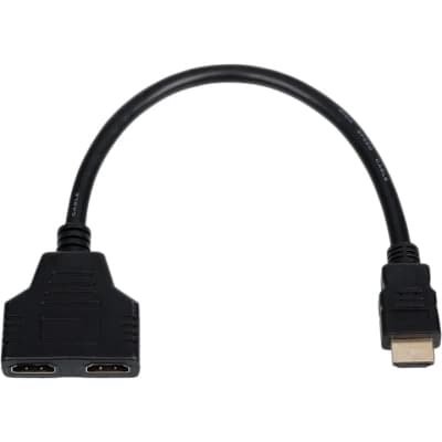Перехідник HDMI M to 2 HDMI F 10 cm Atcom (10901)