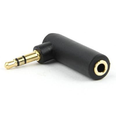 Перехідник 3.5мм M / F 3.5 мм угловой Cablexpert (A-3.5M-3.5FL)