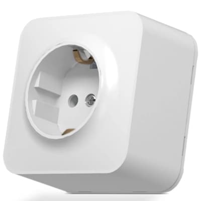 Розетка Videx BINERA IP20 зовнішня 1ая із заземленням біла (VF-BNS21G-W)