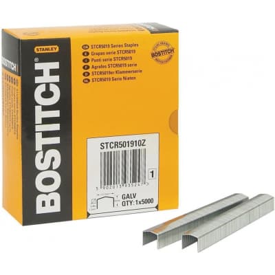 Скоби для будівельного степлера Bostitch "STCR5022", 10 мм, 5000 шт (STCR501910Z)