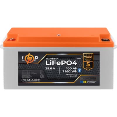 Батарея LiFePo4 LogicPower 25.6V - 100Ah (2560Wh) Smart BT (29501)