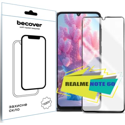 Скло захисне BeCover Realme Note 60 Black (713033)