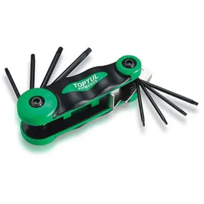 Ключ Toptul шестигранний складаний TORX T6-T25 (AIFB0802)