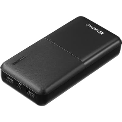 Батарея універсальна Sandberg 20000mAh, Saver, USB-C, Micro-USB, output: USB-A*2 Total 5V/2.4A (320-42_)
