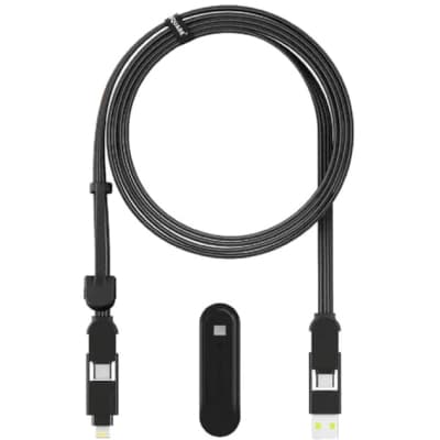 Дата кабель 6in1 inCharge XL 2.0m black Rolling Square (XLM01R)