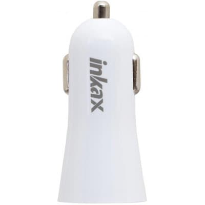 Зарядний пристрій Inkax CD-29 Car charger + Micro cable 2USB 2.4A White (F_72211)