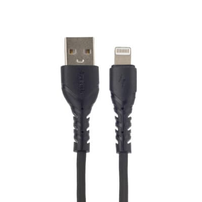 Дата кабель USB 2.0 AM to Lightning 1.0m 3A black Proda (PD-B47i-BK)