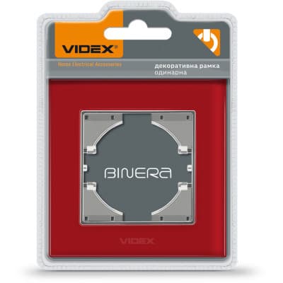 Рамка Videx VF-BNFRG1H-RD