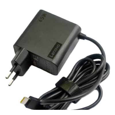 Блок живлення до ноутбуку Lenovo 65W роз'єм USB type-C (ADLX65ULGE2A / A40389)