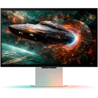 Монiтор Samsung 27" Odyssey 3D G90XF (LS27FG900XIXCI) IPS Silver 165Hz