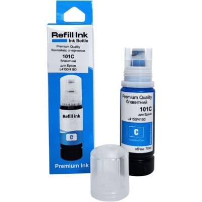 Чорнило Premium Quality Epson 101C 70мл Cyan (70264887)