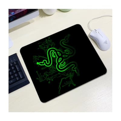 Килимок для мишки Voltronic Razer 13 Black/Green (YT-RZ13)