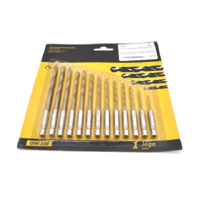 Набір свердл YOSO по металу, титанове покриття 13 шт. (TD003)