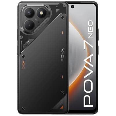 Мобільний телефон Tecno POVA 7 Neo 8/128Gb Geek Black (4894947086786 / 4894947084249)