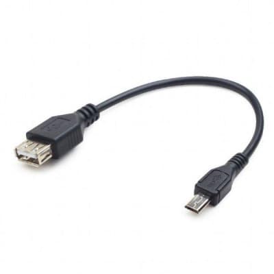 Перехідник OTG USB 2.0 AF to Micro 5P 0.15m Cablexpert (A-OTG-AFBM-03)