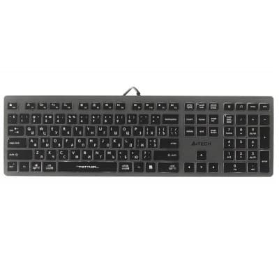 Клавіатура A4Tech FX60H USB Grey White backlit (4711421976343)