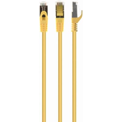 Патч-корд 30м S/FTP Cat 6A CU LSZH yellow Cablexpert (PP6A-LSZHCU-Y-30M)