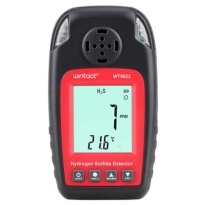 Газоаналізатор Wintact монітор сірководню H2S, 0-100 μmol/mol (WT8822)