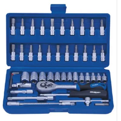 Набір інструментів Стандарт в кейсі 1/4" 46 шт. (ST-1446)