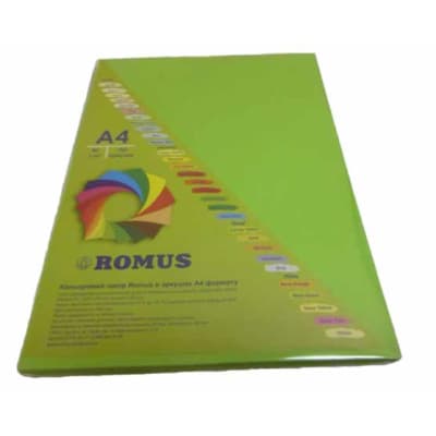 Папір Romus A4 80 г/м2 100c, green light (R51000)