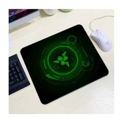 Килимок для мишки Voltronic Razer 14 Black/Green (YT-RZ14)