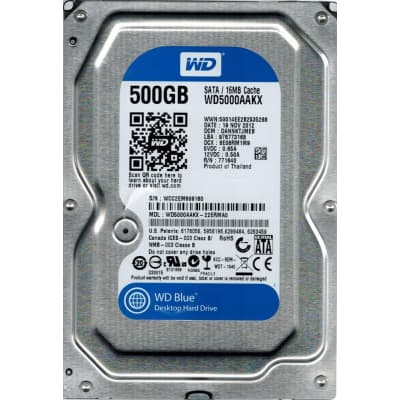 Жорсткий диск 3.5"  500Gb WD (WD5000AAKX)