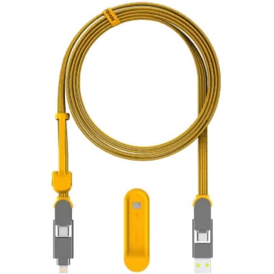 Дата кабель 6in1 inCharge XL 3.0m yellow Rolling Square (XLL03R)